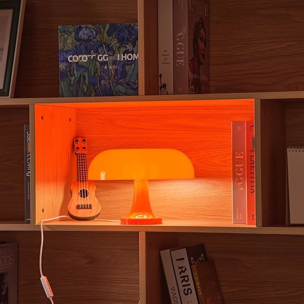 Klassisk Svampebord Moderne Bauhaus Design Bord Hotel Soveværelse Atmosfærisk Lampe Orange
