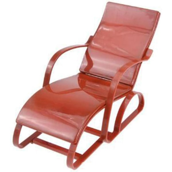 1:6 dukkehus stol møbel usamlet 1/6 mini dukkehus stol møbel model , brun