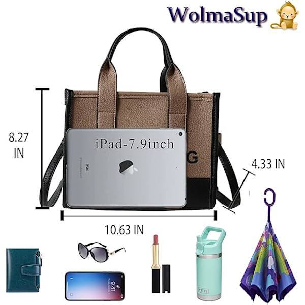 The Tote Bag til kvinder Dupes Mini læder Tote Bag Small Personalized Crossbody håndtasker
