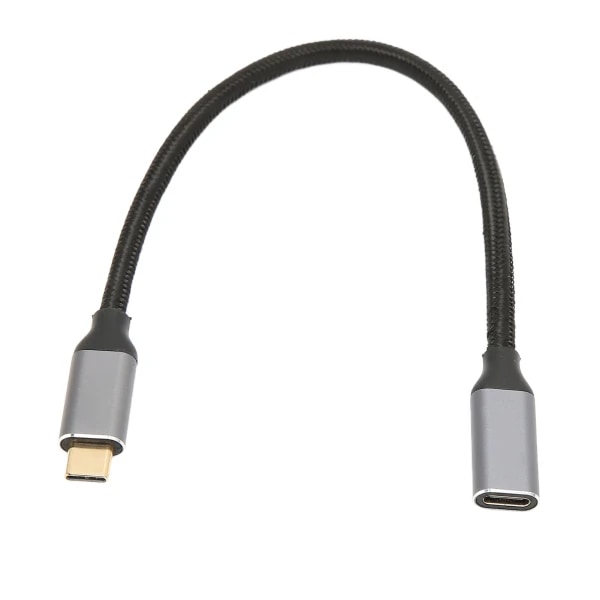 USB-C Forlengelseskabel - 10 Gbps Dataoverføring, 100W Strømforsyning, 4K 60Hz Video, E-Marker Chip - 1m 1m