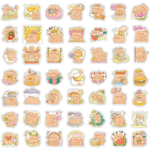 Bear Stickers - 120pcs Animal Cartoon Waterproof For Laptop Suitcase DIY Vinyl Stickers For Birthday Party Scrapbooking Skateboard Phone Case