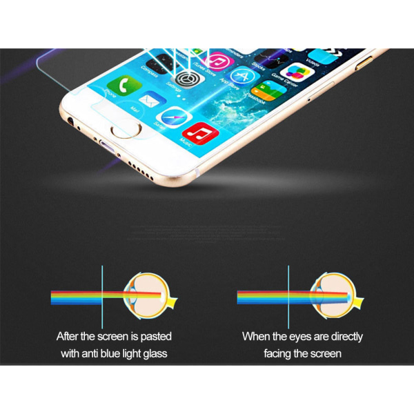 Skärmskydd härdat glas, HD skärmskydd, 9H Anti-Scratch Skärmskydd kompatibel med iPhone 6/6S/7/8-2 Pack