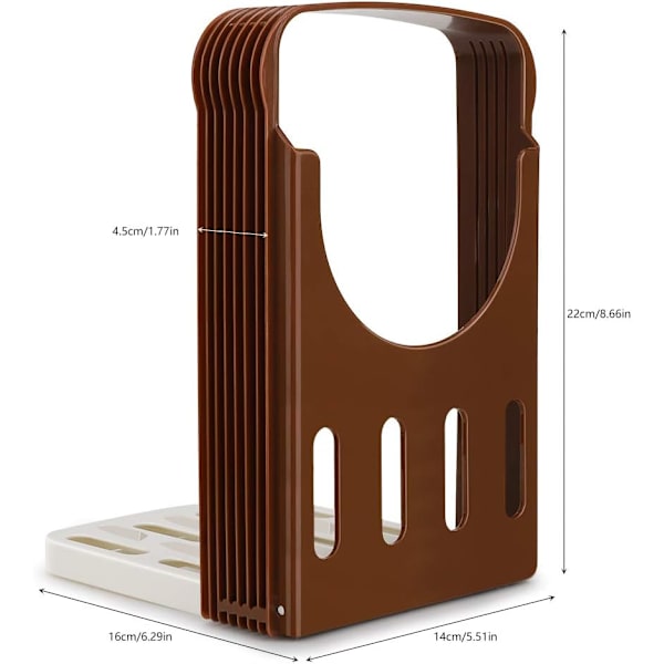 Bread Slicer, Foldable Adjustable Bread Slicer, Slicing