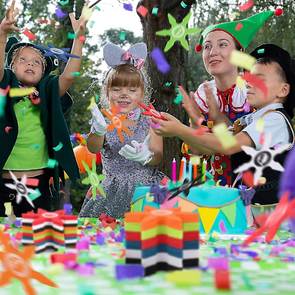 4 Tum Ninja Skumstjärnor Leksaker Små Kaststjärnor i Skum Ninja Leksaker Ninja Kalas Favörer För Pojkar Födelsedagsfest Kostymtillbehör Halloween Cospla 48
