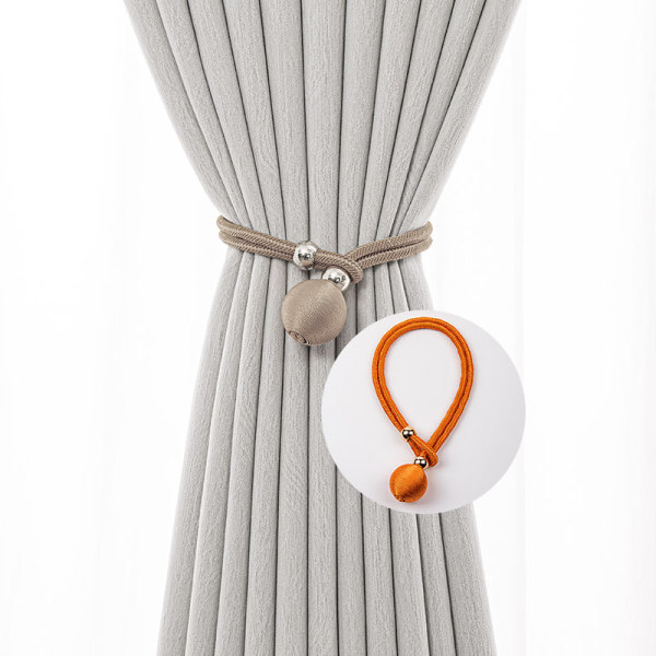 Fibergardinspenne, 2 stk dekorative knytespenner for gardiner | Moderne knyteklemme for gardiner, vindustilbehør, tilbehør til sovesaler