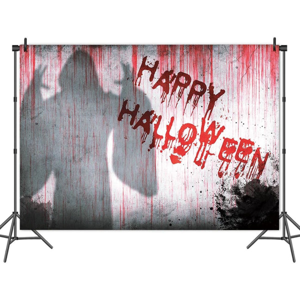 Kauhu Pelottava Hallowmas Valokuva Tausta Vinyyli 7x5ft Verinen Aave Halloween Valokuvaus Tausta Halloween Juhlat Koriste Photo Booth Rekvisiitat Tarvikkeet