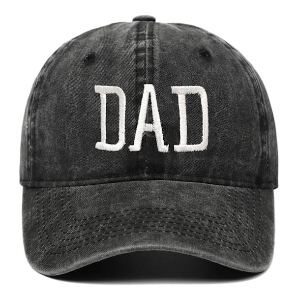 Adjustable Cap Baseball Cap Dad Hat Black DAD DAD