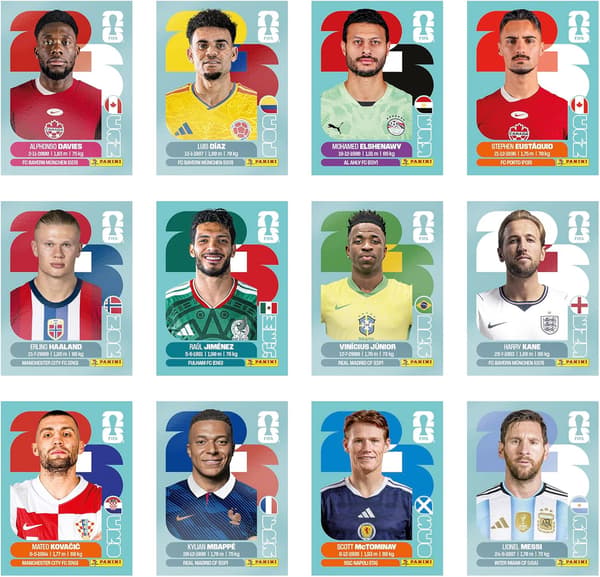 FIFA World Cup 2026 Klistremerkesamling Mult x50-pack Panini