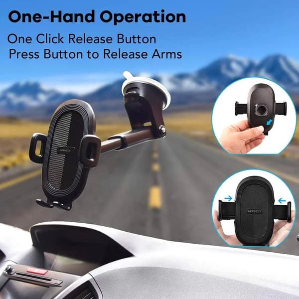 Bilens luftventil telefonholder universal 4 til 6,8 tommer til iPhone Samsung Sony