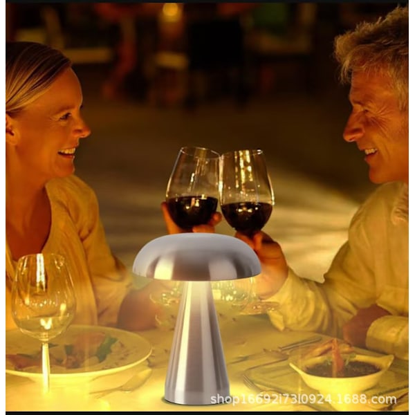 Sopplampe for studie, soverom, skrivebord, nattbord, atmosfærelampe, bar, restaurantdekorasjon, nattlys Gold