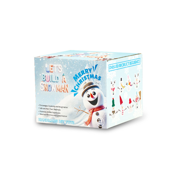 12 st Snögubbe DIY-set Snögubbe-kit Snögubbe-pyssel för barn, Modellera Snögubbe DIY-kit, Julpyssel Julgåvor