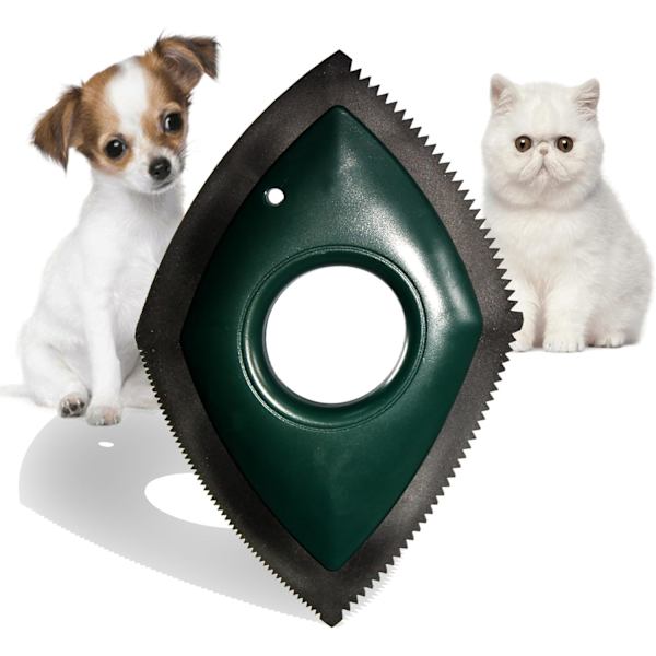 Fire tilstande til nem fjernelse af kæledyrshår, hundekat kæledyrshår fjerner detailer løser hjemmetæppe sofa og stof rengøring af 1stk(grøn)