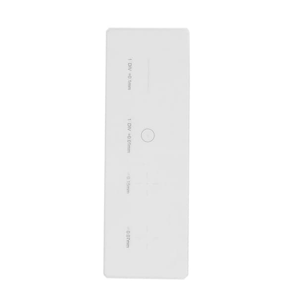 Mikroskop Objektiv Mikrometer Kalibreringsglas Objekt Mikrometer DIV 0.01mm 0.1