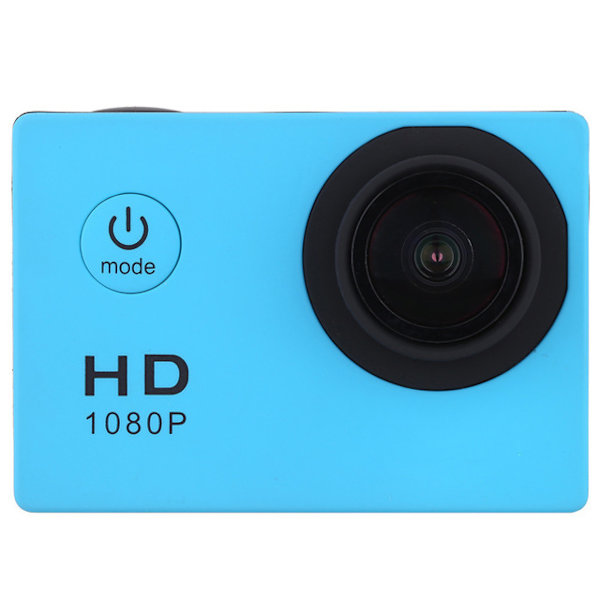 Oppgradert 2,0\" HD 1080P Sportskamera Actionkamera DV-kamera Go Car Cam Pro blå