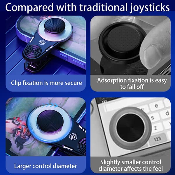 2025 Seneste Model Smartphone Controller Joystick, Mobil Joystick til iPhone, Telefon Joystick til Spil, Universal Spil Joystick Touch Screen