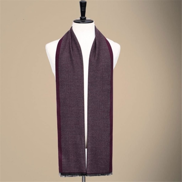 Halsdukar Brittisk pläd för herr, koreansk version av matchande färgmatchning Trendig vinterpojkar varm halsduk (färg: B, storlek: 170 * 30 cm)