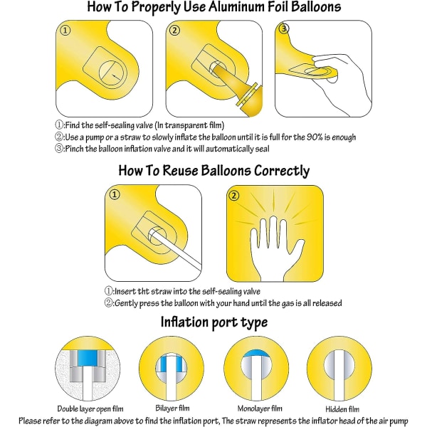 2 st 40 tum Guldsiffra Helium Folieballonger för Födelsedagsfest (Guld 0)