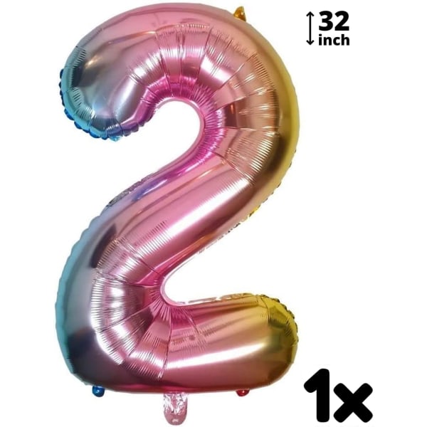 Yksisarvisen syntymäpäiväkoristeet – 5. ilmapallon vaaleanpunainen gradientti, yksisarvisen ilmapallot, yksisarvisten juhlakoristeet, yksisarvisten juhlatarvikkeet 5. syntymäpäiväjuhlat