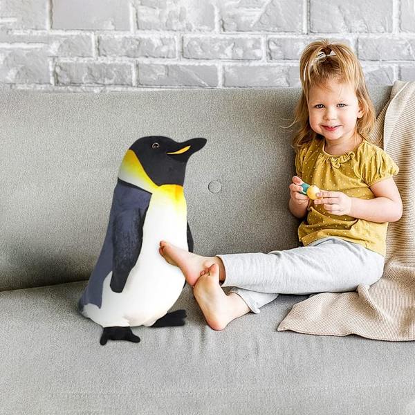 Elävä pingviinipehmolelu, söpö pehmopehmolelu, halauspehmolelu, nukkumistyyny, Kawaii-pehmolelut, kodinsisustus, lahjat aikuisille ja lapsille