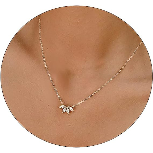 Diamant Halskæder til Kvinder Halskæde Halskæde Enkle Diamant Choker Halskæder til Kvinder Trendy Smykker Gaver til Piger