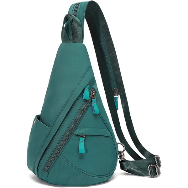 Canvas Sling Bag - Lille Crossbody rygsæk Skulder Casual Daypack rygsæk til mænd kvinder