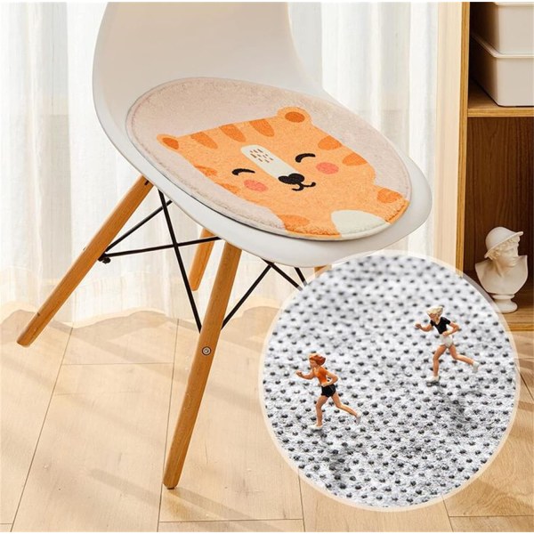 Pyöreä lasten tuolin tyyny - Tuolityyny - Pehmeä istuintyyny - Lasten lattiatyyny - Pyöreä tyyny (Koala, 30 x 30 cm)