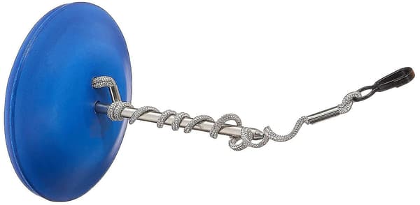 Analogt pooltermometer, egnet til pool og dam, rustfrit, bekvem aflæsning, blå_Kvalitetsgave