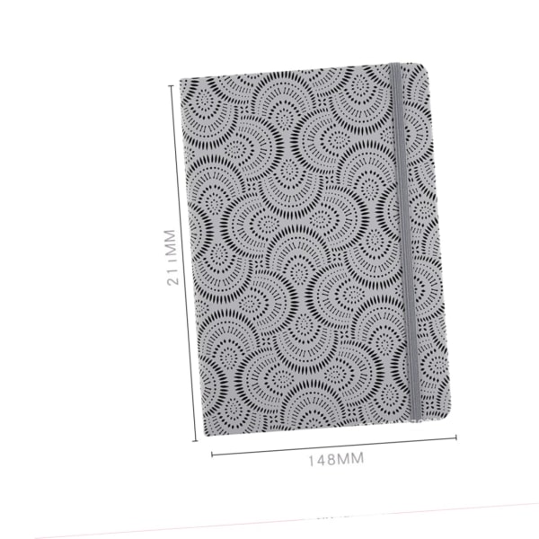 Operitacx Business Notebook Business Notebook Skrivblock Dagbok Notebook Pu Notebook Pu Block Dagbok Block Anteckningsblock Grå Journal A5