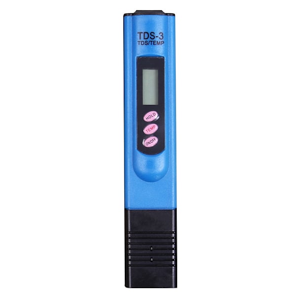 TDS-mätare Vattenkvalitetsmätare HH och DH Vattenhårdhetsmätare 1% PPM Upplösning Läsnoggrannhet Set 0-9990 PPM med LCD för Pool Akvarium Blue