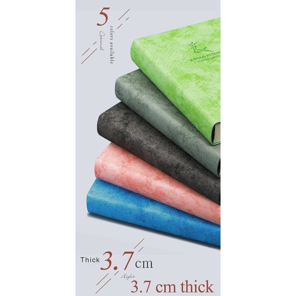 Foret Journal Notebook - B5 Bredt Linjeret Notebook Tyk Journal til Skrivning, 80gsm Linjeret Papir, Læder Blødt Omslag, til Kvinder Mænd Arbejde Kontor Skole