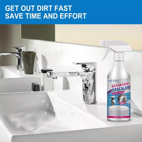 Multifunctional Cleaner for Stubborn Stains Powerful Lasting Effect Descaler for Bathroom Kitchen 2pcs