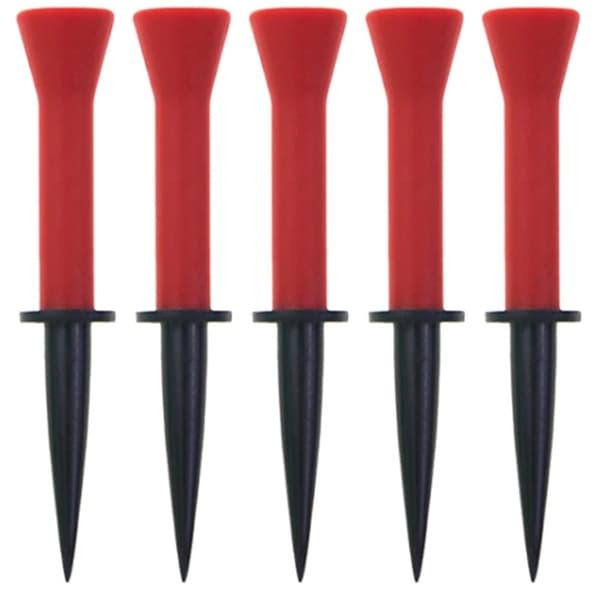 Gummipeggar flexibla 76 mm 10-pack Röd Red Röd
