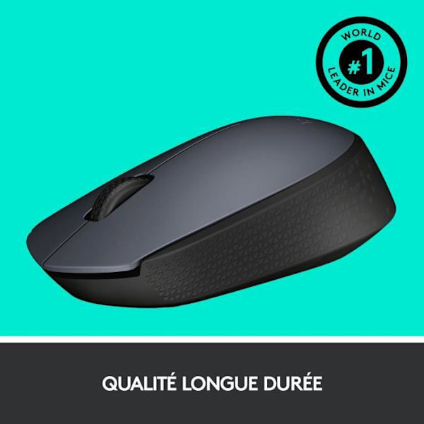 LOGITECH M170 trådlös mus - grå