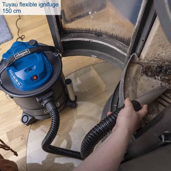 AVC25 asksugare - 20L tank - 1300W - Scheppach