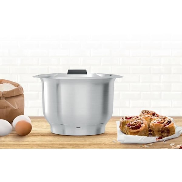 Rostfri skål för köksmaskin MUM Serie 2 - BOSCH - MUZS2ER - 3,8 L
