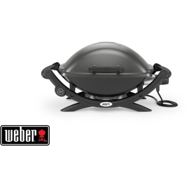 WEBER Q 1400 elektrisk grill - svart grå