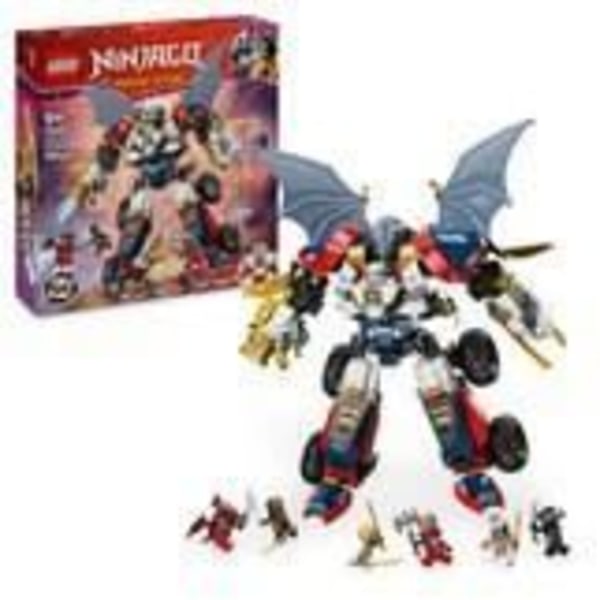 LEGO NINJAGO 71834 Zanes Ultra Combo Robot - 4-i-1 byggset för åldrar 9