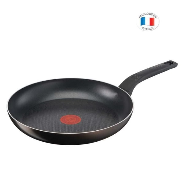 TEFAL B5540602 Easy Cook&amp;Clean Stekpanna 28 cm, Non-stick, Alla värmekällor utom Induktion, Termosignal, Hälsosam matlagning, Made in France