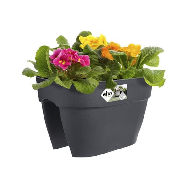 ELHO - Blomkruka - Vibia Campana Flower Bridge 40 - Antracit - Utebalkong - L 26 x B 39 x H 22 cm