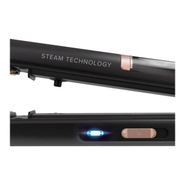 Steam Plattång - Bellissima - My Pro Steam B28 100 - Skydd och glans Plattång - 3 temperaturer - Alla hårtyper