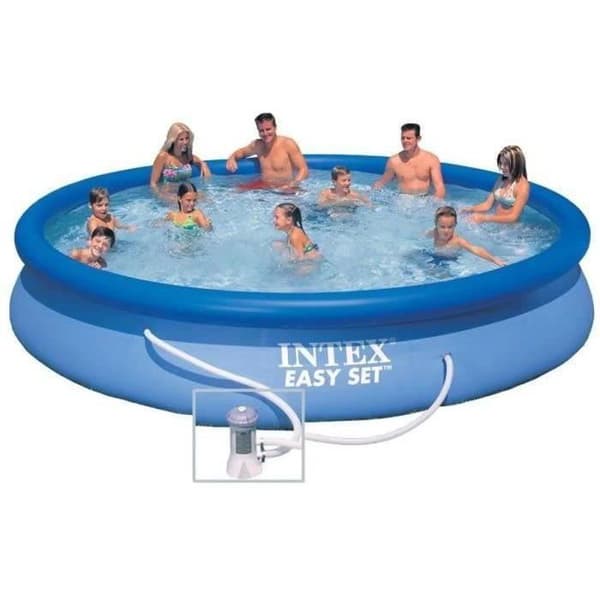 INTEX Easy Set Fristående Round Pool Kit - 457,2 x 83,82 cm