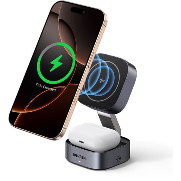 2-i-1-laddningsstation - UGREEN - MagSafe-kompatibel - 15W