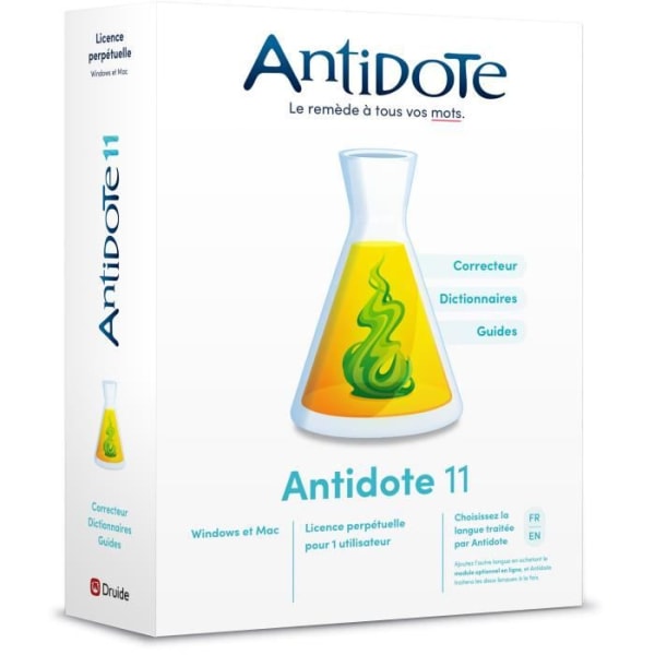 MYSOFT Antidote 11 - Corrector, Dictionaries, Guides - För franska eller engelska