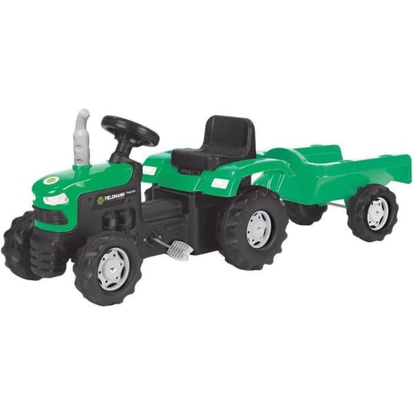 Pedaltraktor med släpvagn - Buddy Toys - BPT 1013