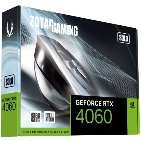 ZOTAC - Grafikkort - Nvidia GeForce RTX 4060 Solo 8GB Mini ITX