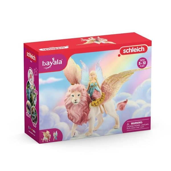 Schleich - Elf With Winged Lion Back - 70714