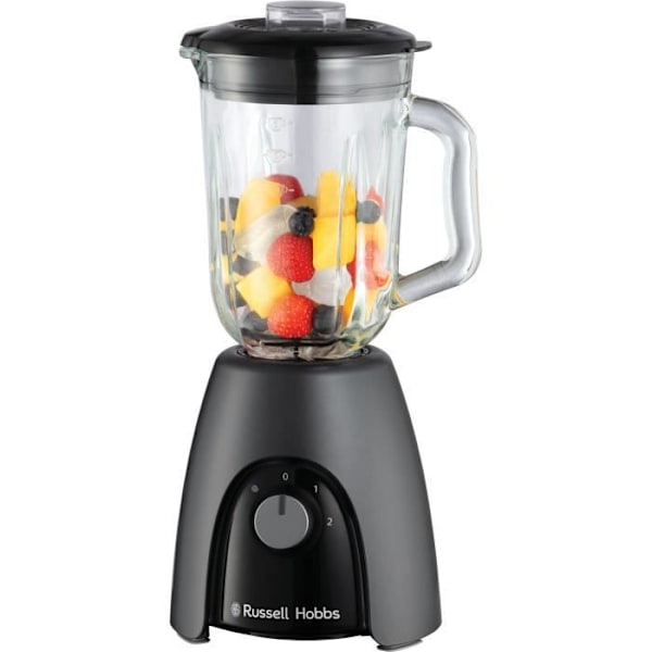 Blender - RUSSEL HOBBS - Desire Matte Charcoal - 650 W - 2 hastigheter + Pulse - Svart