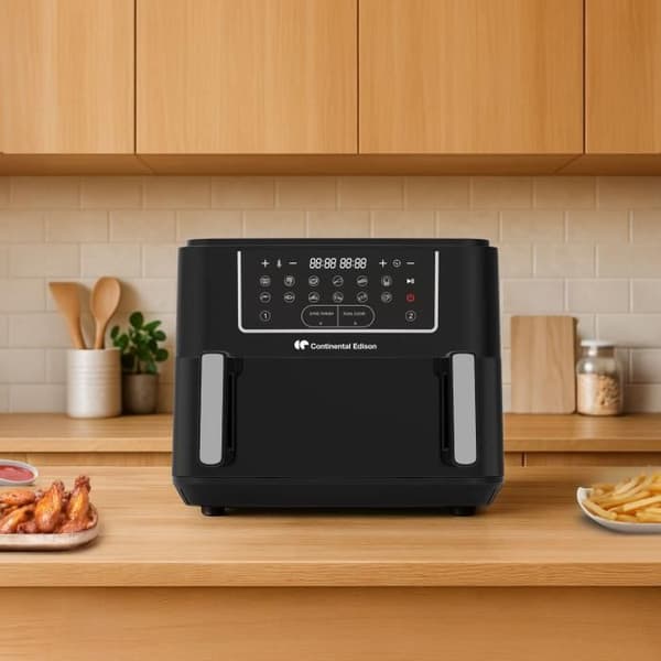 Continental Edison CEFR2400TB Airfryer - 2600 W - 10,5 L - Svart