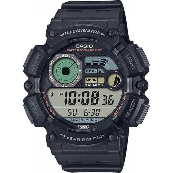 Klocka - CASIO - WS-1500H - Unisex - Svart - Kvarts - Digital