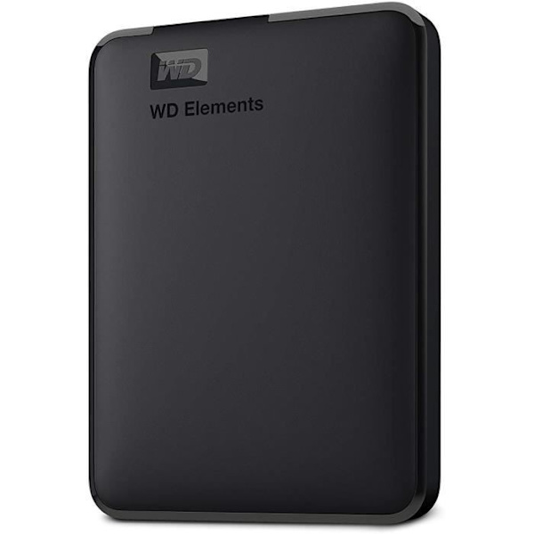 Western DIGITAL Elements Bärbar extern hårddisk 5 TB svart